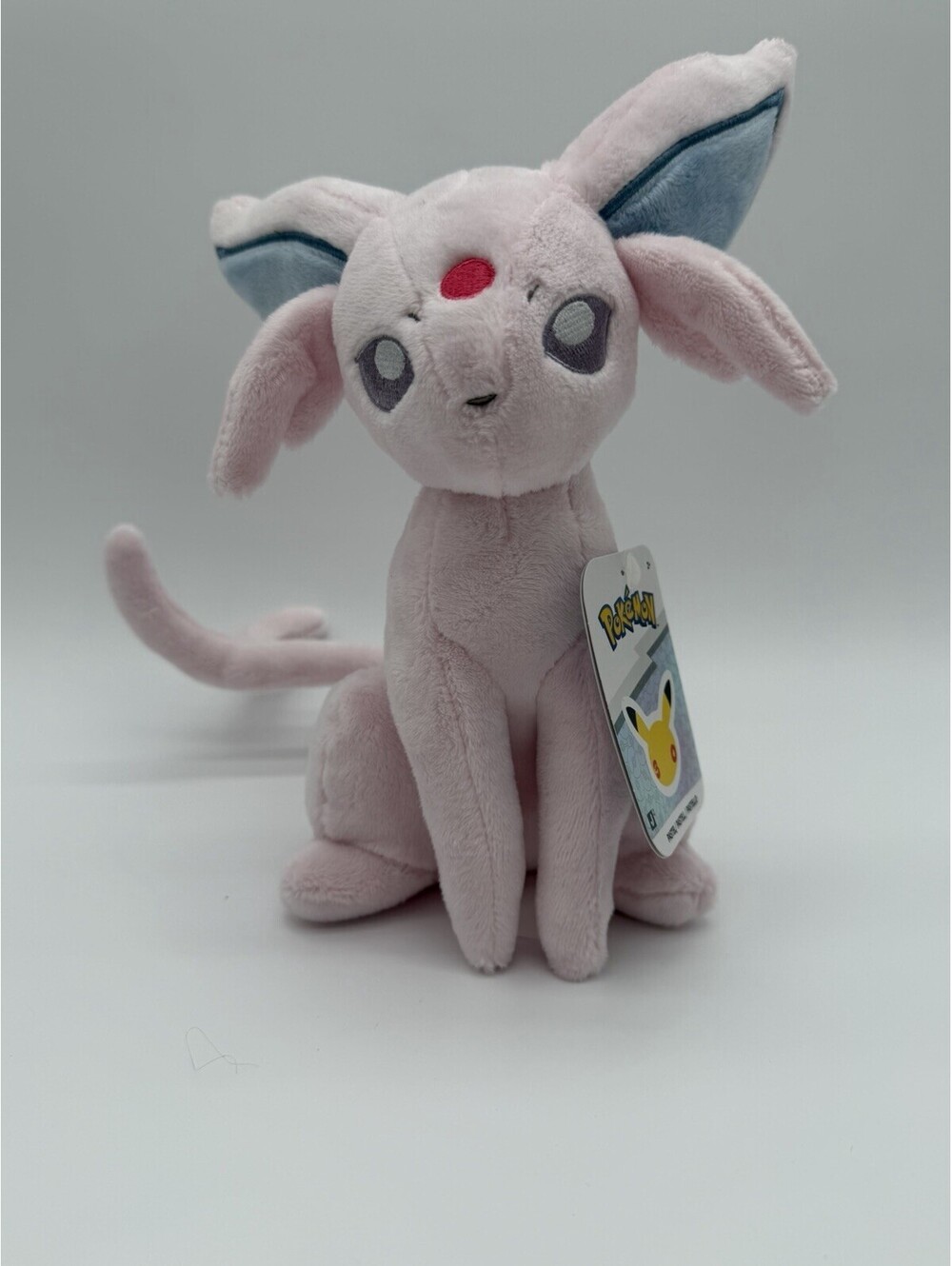 Pokemon Plush 30th Anniversary Pastel 8-inch Espeon Jazwares Select NWT MINT